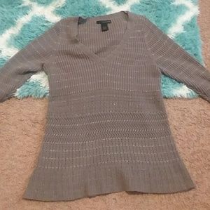 A grey long sleeve
